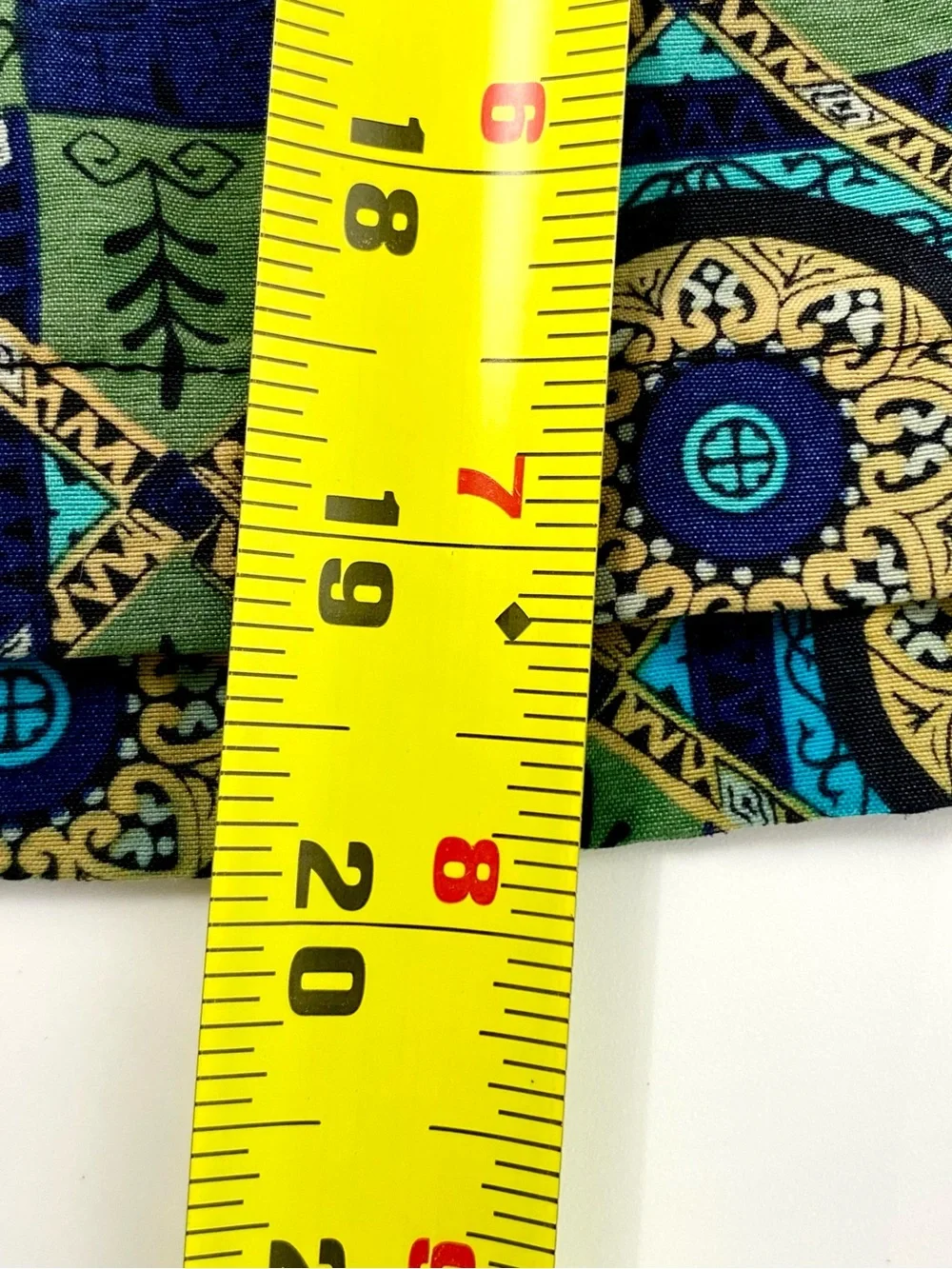 VTG 80’s Men’s Gotcha Blue/Green Medallion Psychedelic Print Swim Trunks | XL